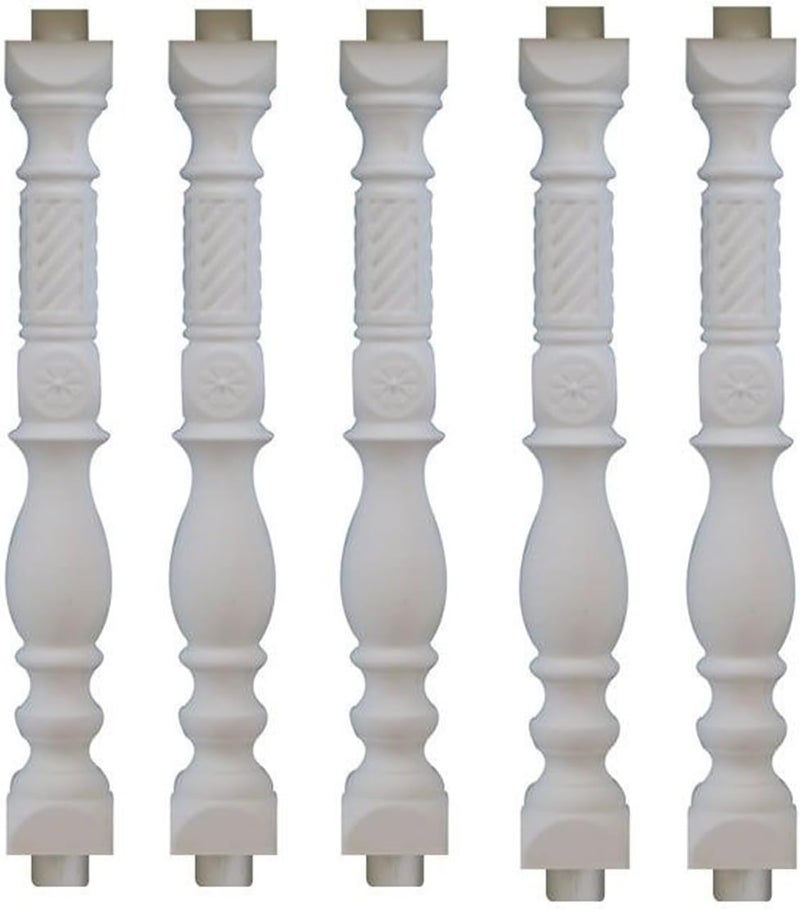 EAIVENY Prefabricated ABS Balcony Mold,Concrete Balustrade Mold Concrete Formwork for Outdoor Construction, DIY Home Improvement, Easy Installation and Reusable Design (Style 29) - Image 1